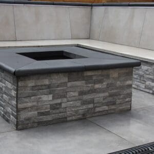 Carbon Black Limestone Wall Copings