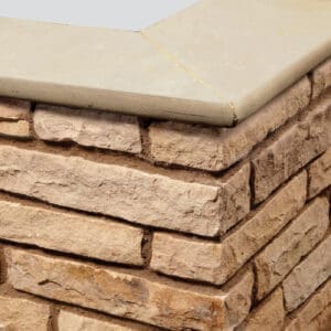 Golden Fossil Sandstone Wall Copings