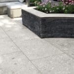 Carbon Black Limestone Walling